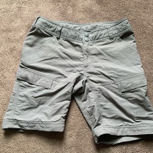 Grey Northface womens shorts.